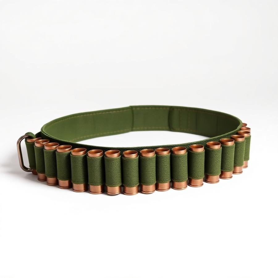 CINTURON DE CARTUCHO VERDE DE 30 UNIDADES — imagen 1